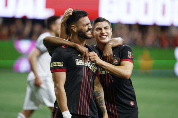Purata s hat trick leads Atlanta to 4 2 win over Toronto AP News